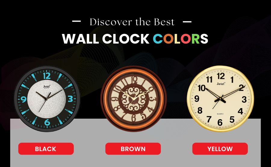 Top 6 Wall Clock Color Options to Elevate Your Decor