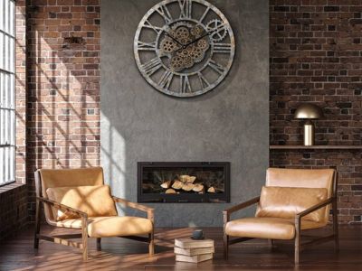 industrial wall clock