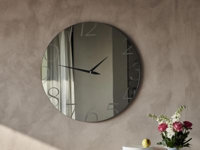 Mirrored wall clocks