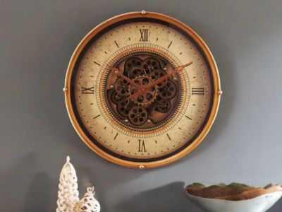 vintage charm wall clock