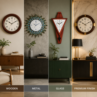 Which Wall Clock Material Is Best for Different Spaces?