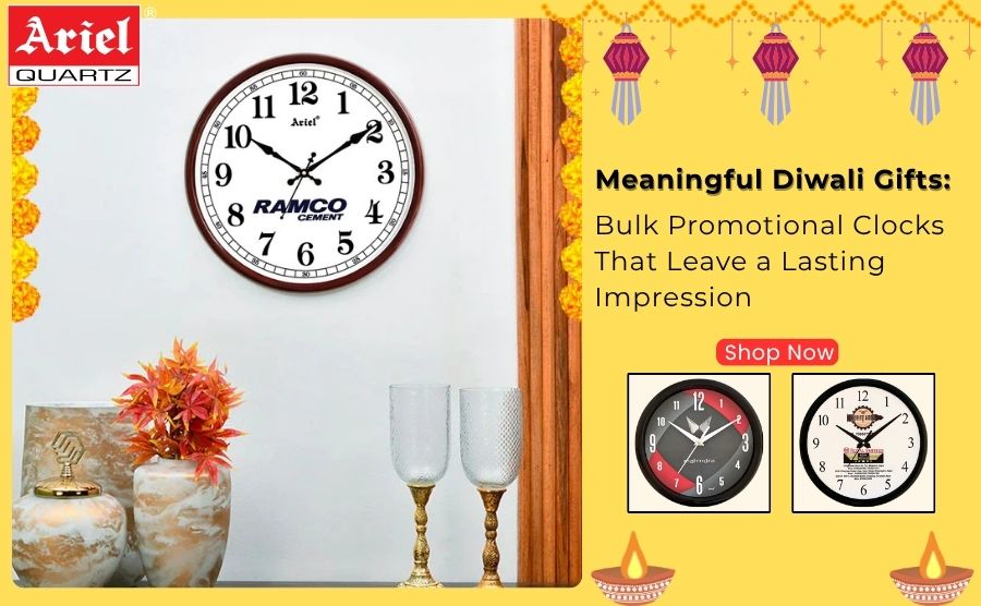 B2B Diwali Gifts: Bulk Promotional Wall Clocks for Every Brand