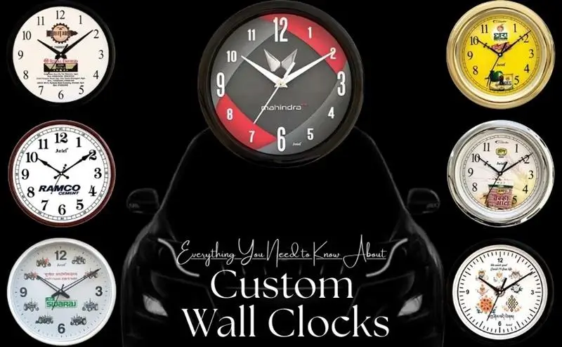 Custom Wall Clocks in India – Styles, Benefits & Buying Guide