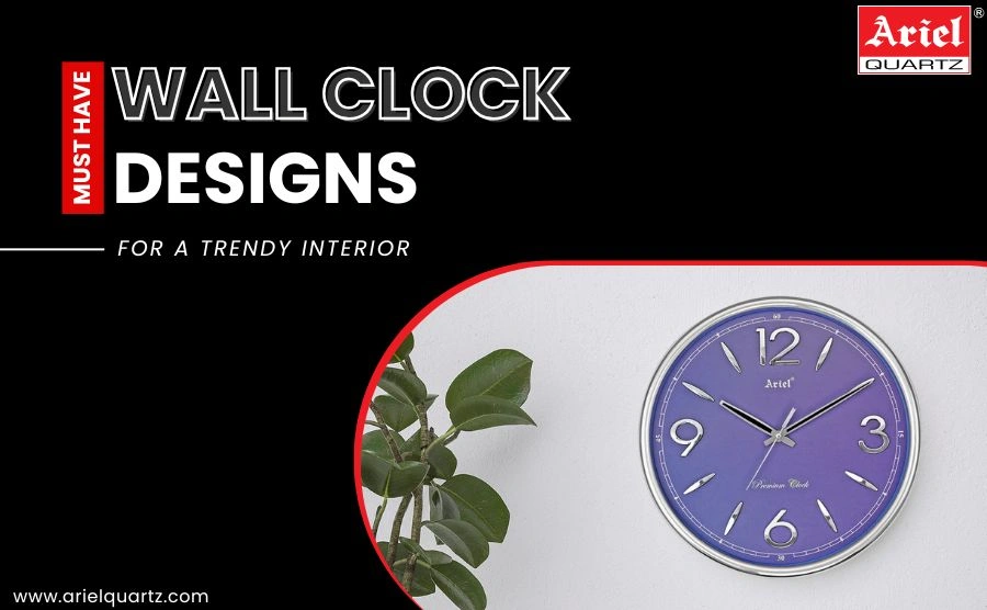 11 Must-Have Wall Clock Designs For a Trendy Interior [Updated]