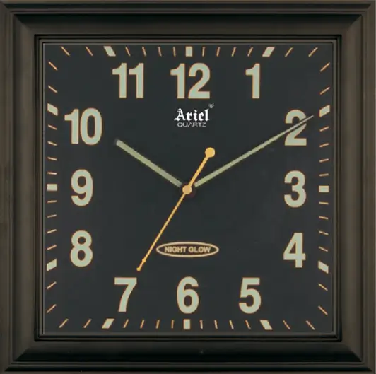 A-581-NG-SW Night Glow Wall Clock