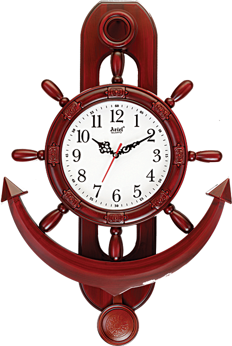 A2 W/F Anchor Wall Clock