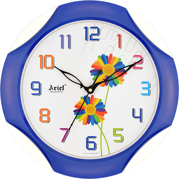 A414 (Flower) Picture Wall Clock