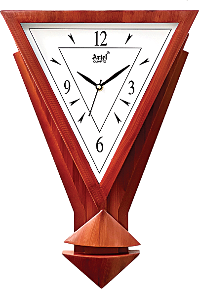 Triangular Shape Wall Clock