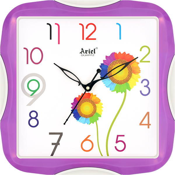 A415(Flower) Picture Wall Clock