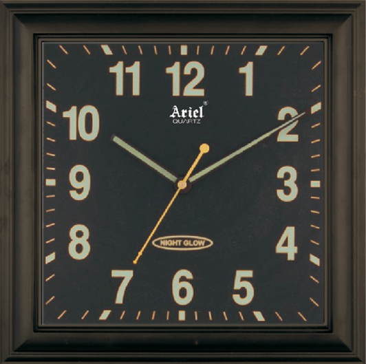 A-581 NG SW Night Glow Wall Clock