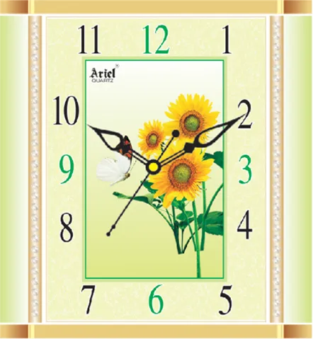 A-171-Flower Picture Wall Clock