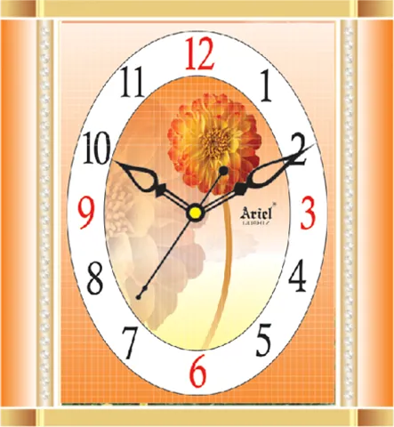 A-171-Flower Picture Wall Clock