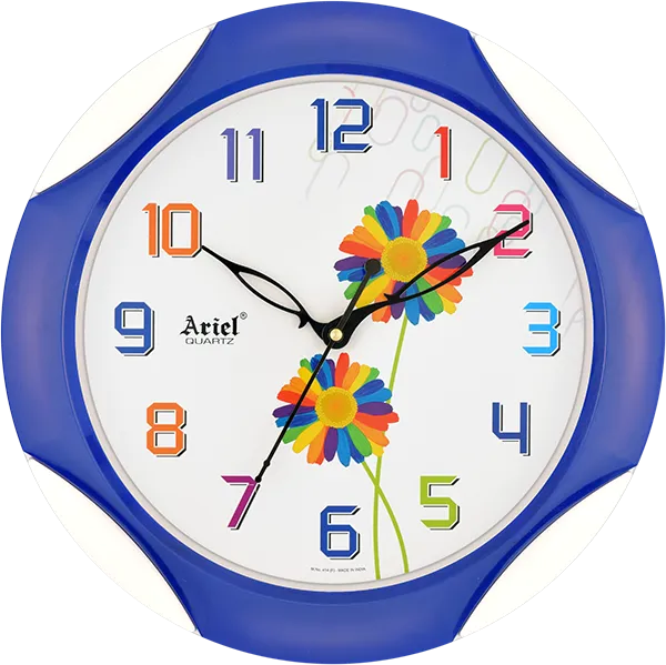 A414-Flower Picture Wall Clock
