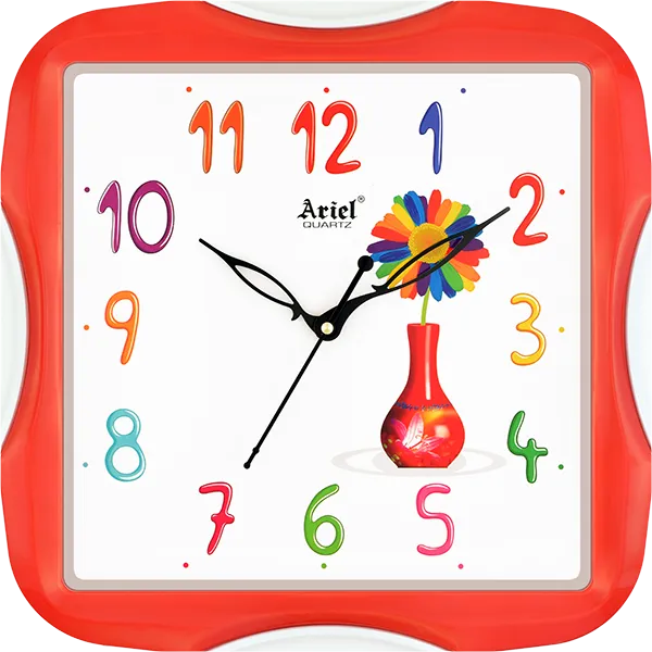 A415-Flower Picture Wall Clock