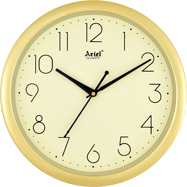 Yellow Wall Clock